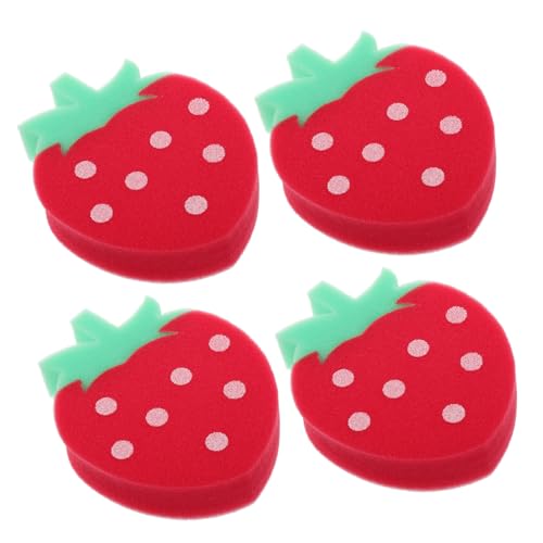 GLSTOY 4 Stück Erdbeer-schwammpinsel Badeschwamm Rückenwäscher Körperwäscher Duschreinigungsschwamm Hautreinigungsschwamm Badesachen Geschirrtücher Für Obst Peeling-luffa-Schwamm Rot GLSTOY 4 Stück Erdbeer-schwammpinsel Badeschwamm Rückenwäscher Körperwäscher Duschreinigungsschwamm Hautreinigungsschwamm Badesachen Geschirrtücher Für Obst Peeling-luffa-Schwamm Rot von GLSTOY