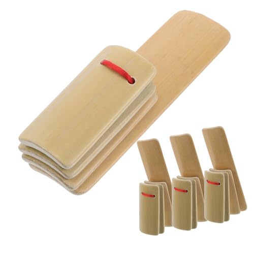 GLSTOY Verbessert Die Rhythmusfähigkeiten Von Kindern. Traditionelles Chinesisches Kuaiban-4-teiliges Set Für Die Musikalische Ausbildung GLSTOY Verbessert Die Rhythmusfähigkeiten Von Kindern. Traditionelles Chinesisches Kuaiban-4-teiliges Set Für Die Musikalische Ausbildung von GLSTOY