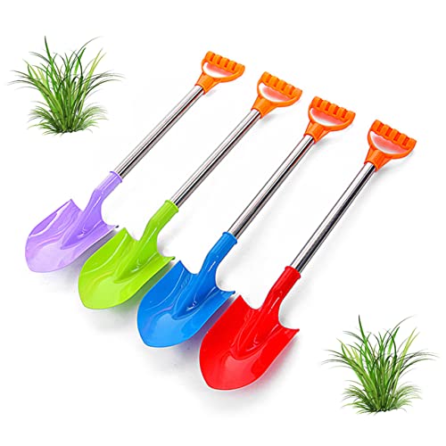 GLSTOY 4er Set Mini Sandschaufeln Strandspielzeug Plastisch Schaufel Für Ideal Für Den Sandkasten Und Am Strand Farblich Zufällig Für Jungen Und ädchen von GLSTOY