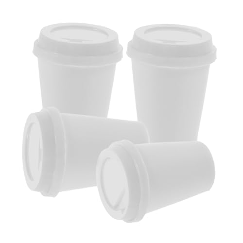 GLSTOY 4 Stück Mini-kaffeetassen, Puppenhaus, Niedliche Kleine Tassen, Zum Basteln, Miniatur-trinkgeschirr Für Puppenhaus-Dekoration Und Szenen, Kleine Kaffeetassen-Ornamente GLSTOY 4 Stück Mini-kaffeetassen, Puppenhaus, Niedliche Kleine Tassen, Zum Basteln, Miniatur-trinkgeschirr Für Puppenhaus-Dekoration Und Szenen, Kleine Kaffeetassen-Ornamente von GLSTOY