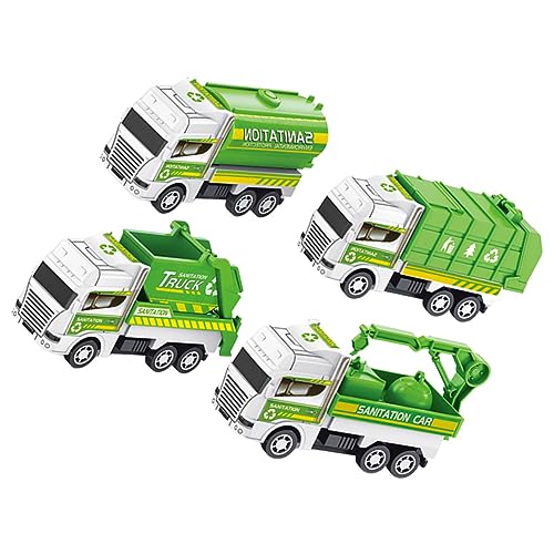 GLSTOY 4 Stück Müllwagen für Robuste Modelle Kreativität Hand Augen Koordination und Problemlösungsfähigkeiten Zufällige Designs für Stundenlangen Spielspaß GLSTOY 4 Stück Müllwagen für Robuste Modelle Kreativität Hand Augen Koordination und Problemlösungsfähigkeiten Zufällige Designs für Stundenlangen Spielspaß von GLSTOY
