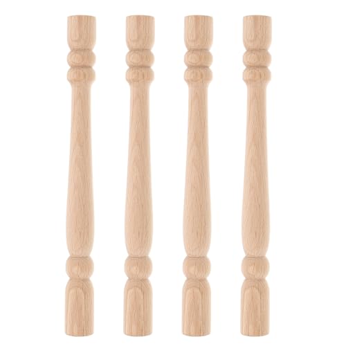 GLSTOY Miniatur-holzspindeln Für Puppenhaus Miniatur-möbelzubehör Baluster Spindel-Set Puppenhaus-Dekoration Holzbauteil Für Mikroszene von GLSTOY