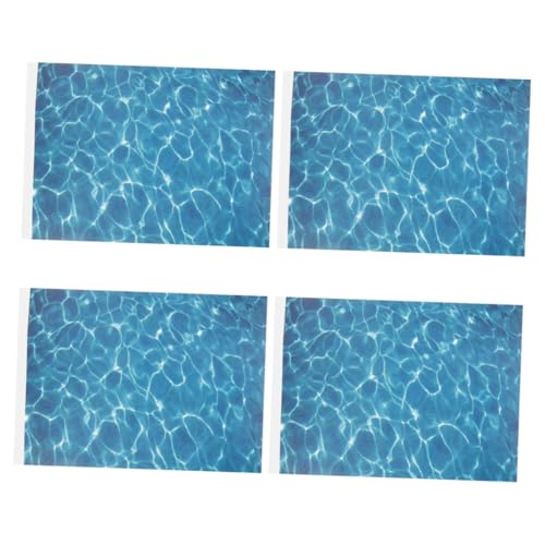 GLSTOY 4 Stück Wassertexturpapier Für Außenmodelle Miniatur-Stream-Effekt-Aufkleber Basteln Für Diorama Und GLSTOY 4 Stück Wassertexturpapier Für Außenmodelle Miniatur-Stream-Effekt-Aufkleber Basteln Für Diorama Und von GLSTOY