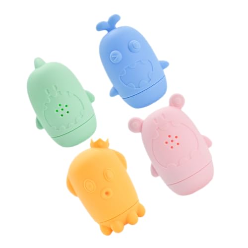 GLSTOY Wasserspielzeug Kleinkinder 4er Set Badespielzeug Aus Für Kleinkinder Spritzende Cartoon Wassertiere Für Babys Und Kleinkinder Ideal Für Die Badewanne Und Das Duschen Badespaß Für 1 3 Jahre GLSTOY Wasserspielzeug Kleinkinder 4er Set Badespielzeug Aus Für Kleinkinder Spritzende Cartoon Wassertiere Für Babys Und Kleinkinder Ideal Für Die Badewanne Und Das Duschen Badespaß Für 1 3 Jahre von GLSTOY