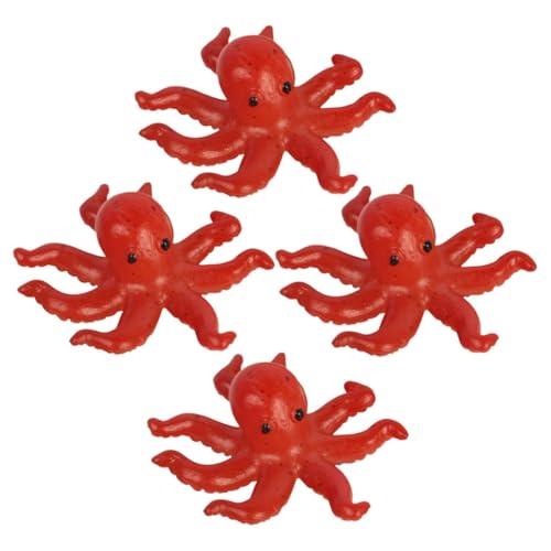 GLSTOY 4 Stück Teiliges Miniatur Modell aus PVC Lebensechte Niedliche Dekoration für Zuhause Garten Terrarien Mikrolandschaften als für Familie und Freunde von GLSTOY
