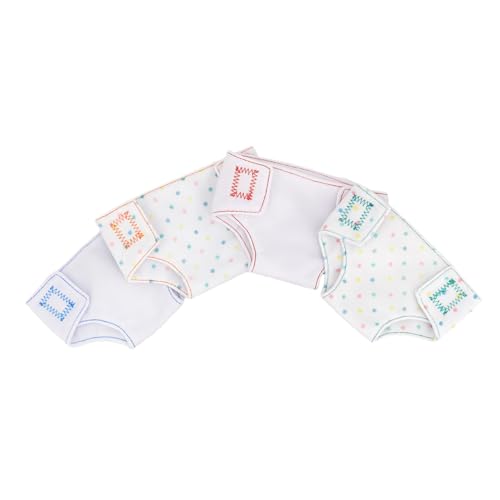 GLSTOY 4Stücke Puppenunterwäsche Teiliges Zubehör für Babypuppen Lustige Windelanzüge für Rollenspiele und Kreative Kleiderwechsel GLSTOY 4Stücke Puppenunterwäsche Teiliges Zubehör für Babypuppen Lustige Windelanzüge für Rollenspiele und Kreative Kleiderwechsel von GLSTOY