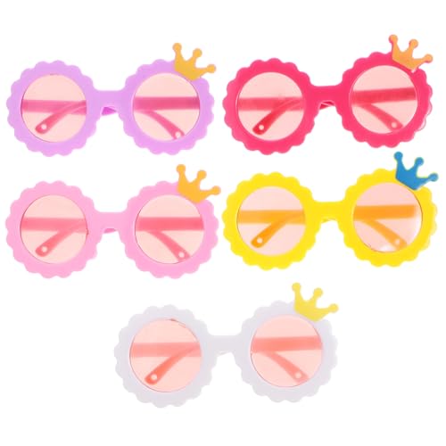 GLSTOY 5 Paar Puppenbrillen, Bezaubernde Mini Sonnenbrillen, Stilvolle Brillen, Requisiten, Lustige Brillen, Spielzeug, Kleine Puppenbrillen, Plastikpuppen Sonnenbrillen, Lustige GLSTOY 5 Paar Puppenbrillen, Bezaubernde Mini Sonnenbrillen, Stilvolle Brillen, Requisiten, Lustige Brillen, Spielzeug, Kleine Puppenbrillen, Plastikpuppen Sonnenbrillen, Lustige von GLSTOY