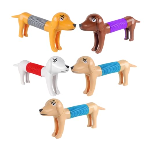 GLSTOY 5 Stück Dehnbare Tier Spielzeuge Interaktives Sensory Toy für Lustiges Pop Tube Design Stressabbau für Haustiere Vielseitig und Robust GLSTOY 5 Stück Dehnbare Tier Spielzeuge Interaktives Sensory Toy für Lustiges Pop Tube Design Stressabbau für Haustiere Vielseitig und Robust von GLSTOY
