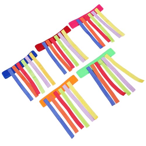 GLSTOY 5 Stück Dehnbarer Catch Tail Spielgurt Sensomotorisches Training für Kleinkinder Bunte Gurte für Kindergartenaktivitäten und Familienfeiern GLSTOY 5 Stück Dehnbarer Catch Tail Spielgurt Sensomotorisches Training für Kleinkinder Bunte Gurte für Kindergartenaktivitäten und Familienfeiern von GLSTOY
