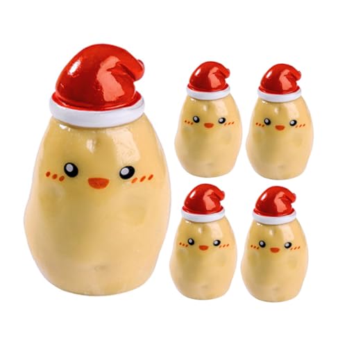 GLSTOY 5 Stück Weihnachtsharz-kartoffel, Kleine Ornament-Dekorationen, Mikro-landschaftsdekoration Für Weihnachten, Mini-Figur, Niedliche Kartoffel Für Urlaub, Tischdekoration GLSTOY 5 Stück Weihnachtsharz-kartoffel, Kleine Ornament-Dekorationen, Mikro-landschaftsdekoration Für Weihnachten, Mini-Figur, Niedliche Kartoffel Für Urlaub, Tischdekoration von GLSTOY