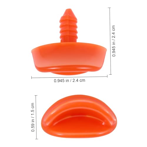 GLSTOY 50 Stück DIY Entenschnabel Teiliges mit Dichtung Bastelzubehör für Puppen Mund Ersatzteil Langlebiges Material für Handgemachte Spielzeuge und Dekorationen von GLSTOY