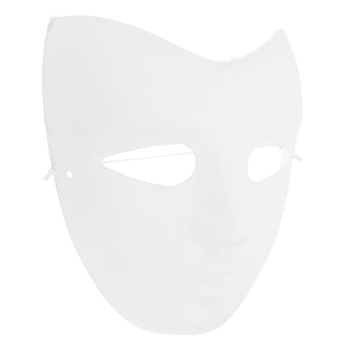 GLSTOY 5 Stück Weiße Pappmaché-masken Blanke Zum Bemalen Unbemalte Masken Cosplay-party Karneval Tanz Kinder Handgefertigt von GLSTOY