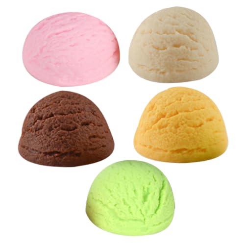 GLSTOY 5Stücke Künstliche Eiskugeln Realistische Eismodell Requisiten für Dessertläden und Dekoration für Präsentationen und Ausstellungen Leuchtende Farben und Ansprechendes GLSTOY 5Stücke Künstliche Eiskugeln Realistische Eismodell Requisiten für Dessertläden und Dekoration für Präsentationen und Ausstellungen Leuchtende Farben und Ansprechendes von GLSTOY