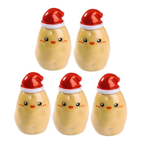GLSTOY 5Stücke Weihnachtskartoffelpuppe Winzige Harzfiguren Süßes Holzornament Positives Harz Kartoffeldekor Weihnachtsbaum hängefiguren Mini harztiere Weihnachtsbaum hängedekor GLSTOY 5Stücke Weihnachtskartoffelpuppe Winzige Harzfiguren Süßes Holzornament Positives Harz Kartoffeldekor Weihnachtsbaum hängefiguren Mini harztiere Weihnachtsbaum hängedekor von GLSTOY