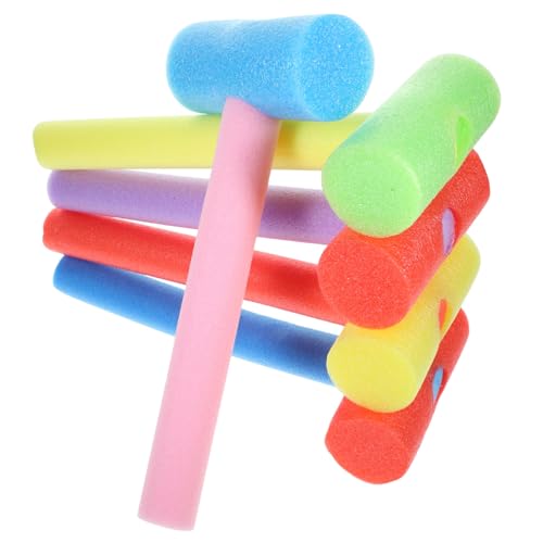 GLSTOY 5er Set Hämmer Für Leichte Spielzeughämmer Für Aktivitäten Und Partys Ideales Werkzeugspielzeug Für Kleinkinder Farben Zufällig Ausgewählt von GLSTOY