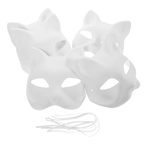 GLSTOY Katzen Masken Bemalen Katzen Diy Malbare Leere Masken Umweltfreundliche Pappmaske Für Kostü Zubehör Bastelbedarf Für Partys Cosplay Maske Diy GLSTOY Katzen Masken Bemalen Katzen Diy Malbare Leere Masken Umweltfreundliche Pappmaske Für Kostü Zubehör Bastelbedarf Für Partys Cosplay Maske Diy von GLSTOY