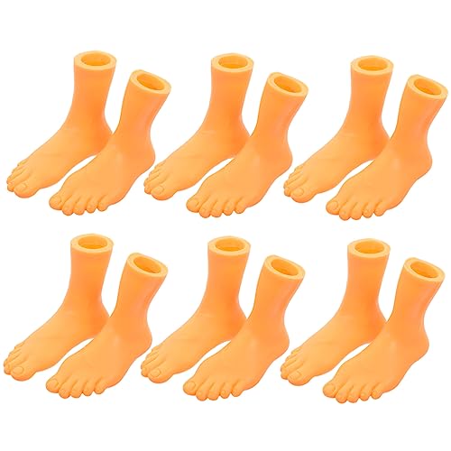 GLSTOY 6 Paar Zehenfinger Abdeckungen, Fingerpuppen Für Kinderfüße, Fußspielzeug, Fingerfüße, Füße, Fingerpuppe, Fingerfuß, Mini Fingerfüße, Fingerpuppenfüße, Puppenfüße, GLSTOY 6 Paar Zehenfinger Abdeckungen, Fingerpuppen Für Kinderfüße, Fußspielzeug, Fingerfüße, Füße, Fingerpuppe, Fingerfuß, Mini Fingerfüße, Fingerpuppenfüße, Puppenfüße, von GLSTOY