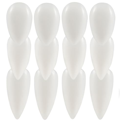 GLSTOY 6 Paare Halloween Vampirzähne Fangs in Resin für Halloween Kostüm Cosplay Party Erwachsene Dekoration Zubehör von GLSTOY