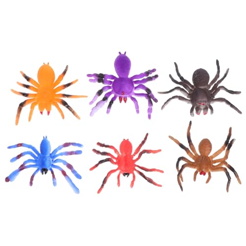 GLSTOY 6 Stück Künstliche Spinnen: Realistisches Spinnenspielzeug Mit Farbwechsel – Künstliche Insektenfiguren Aus Kunstharz Für Halloween-Dekorationen Und Streich-Requisiten GLSTOY 6 Stück Künstliche Spinnen: Realistisches Spinnenspielzeug Mit Farbwechsel – Künstliche Insektenfiguren Aus Kunstharz Für Halloween-Dekorationen Und Streich-Requisiten von GLSTOY