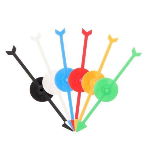 GLSTOY 6 Stück Teiliges Bunte Kunststoff Pfeile Spielzeiger DIY Zubehör für Brettspiele Mathematikunterricht Robuste Praktische Ersatzteile für Familien und Partyspiele GLSTOY 6 Stück Teiliges Bunte Kunststoff Pfeile Spielzeiger DIY Zubehör für Brettspiele Mathematikunterricht Robuste Praktische Ersatzteile für Familien und Partyspiele von GLSTOY