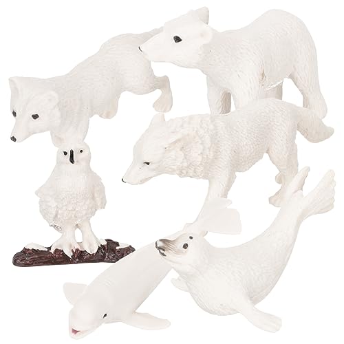 GLSTOY 6 Stück Wintertiermodell Miniaturmodell Kinder Spielen Tierspielzeug Kindergeschenk Wintertierfiguren Kleine Tierfigur Spielzeug Wildes Spielzeug Für Kinder Lustiges Tierspielzeug GLSTOY 6 Stück Wintertiermodell Miniaturmodell Kinder Spielen Tierspielzeug Kindergeschenk Wintertierfiguren Kleine Tierfigur Spielzeug Wildes Spielzeug Für Kinder Lustiges Tierspielzeug von GLSTOY