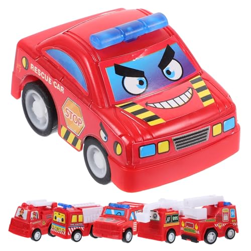 GLSTOY 6 Teiliges Rückziehspielzeug Set Mit Feuerwehrfahrzeug Design Für Mini Technikfahrzeuge Für Frühes Lernen Ideal Für Jungen Und ädchen Fördert Motorik Und GLSTOY 6 Teiliges Rückziehspielzeug Set Mit Feuerwehrfahrzeug Design Für Mini Technikfahrzeuge Für Frühes Lernen Ideal Für Jungen Und ädchen Fördert Motorik Und von GLSTOY