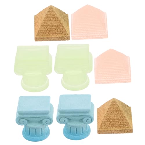 GLSTOY 8 Stück Mini-römische Säule, Griechische Säulen, Ägyptische Pyramide, Modell Griechischer Statuen, Leuchtet Im Dunkeln, Figuren Für Zuhause, Büro, Dekoration, Gartenornament GLSTOY 8 Stück Mini-römische Säule, Griechische Säulen, Ägyptische Pyramide, Modell Griechischer Statuen, Leuchtet Im Dunkeln, Figuren Für Zuhause, Büro, Dekoration, Gartenornament von GLSTOY