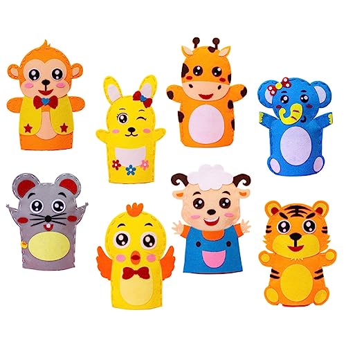 GLSTOY 8 Stück Teiliges Handpuppen DIY Materialpaket Kreative Cartoon Nähmaterialien für Jungen und Mädchen Fördert Fantasie und Motorische Fähigkeiten Sicher und Unbedenklich GLSTOY 8 Stück Teiliges Handpuppen DIY Materialpaket Kreative Cartoon Nähmaterialien für Jungen und Mädchen Fördert Fantasie und Motorische Fähigkeiten Sicher und Unbedenklich von GLSTOY