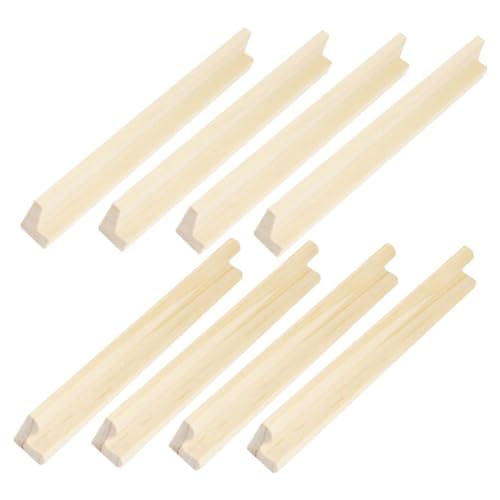 GLSTOY 8 Teiliges Set Aus Holzbuchstaben Ornamenten, Domino Präsentationshalter, Spielkartenständer, Spielzeugkarten Basis, DIY Zubehör, Holz Domino Basen, Desktop Domino Halter, GLSTOY 8 Teiliges Set Aus Holzbuchstaben Ornamenten, Domino Präsentationshalter, Spielkartenständer, Spielzeugkarten Basis, DIY Zubehör, Holz Domino Basen, Desktop Domino Halter, von GLSTOY
