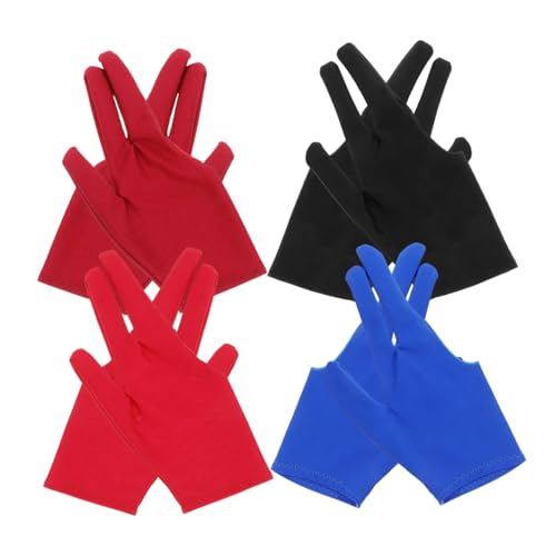 GLSTOY 8 Teiliges Set Jo Jo Handschuhe, Finger, Pool Handschuhe, Jo Jo Handschuh, Billard Handschuh Für Herren, Billard Handschuh, Pool Handschuh, Linke Hand, Queue Sporthandschutz, von GLSTOY
