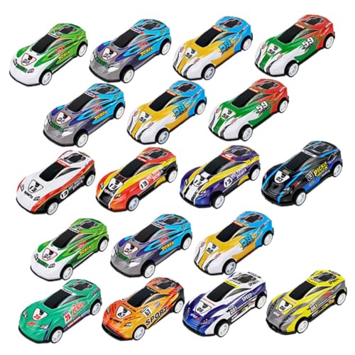 GLSTOY 30 Stücke Mini Spielzeug Pull Back Modell Retro Auto Ornament Desktop Auto Decor Jungen und Mädchen von GLSTOY
