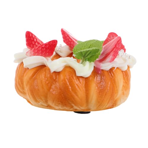 GLSTOY Künstlicher Dessert-Faux-Donut Realistisches Frucht-Donut-Modell Simulations-Donut Schaufenster-Lebensmittel-Display-Requisite Kühlschrankmagnet GLSTOY Künstlicher Dessert-Faux-Donut Realistisches Frucht-Donut-Modell Simulations-Donut Schaufenster-Lebensmittel-Display-Requisite Kühlschrankmagnet von GLSTOY
