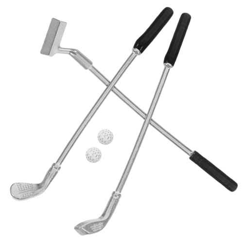 GLSTOY Club für Puppenhäuser Golf Schläger Bälle Detailgetreues Zubehör für Miniatur Landschaften und Kreative Dekoration von Puppenhäusern GLSTOY Club für Puppenhäuser Golf Schläger Bälle Detailgetreues Zubehör für Miniatur Landschaften und Kreative Dekoration von Puppenhäusern von GLSTOY