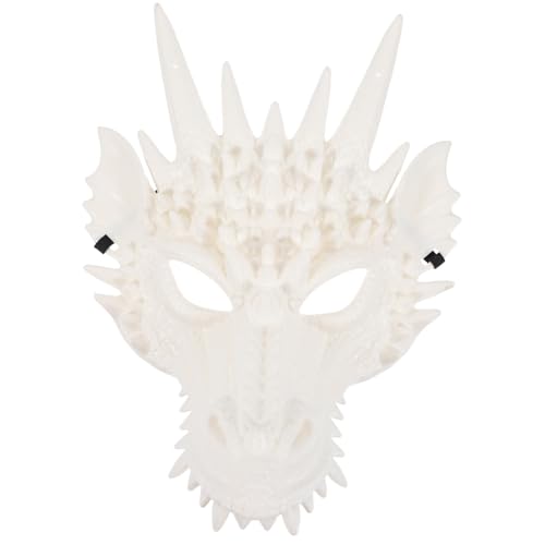 GLSTOY Cosplay Drachen Maske Vollgesicht aus Hochwertigem Kunststoff Langlebig und Formbeständig Unisex Verkleidung für Maskenball Karneval Halloween und Themenpartys für Tanz und von GLSTOY