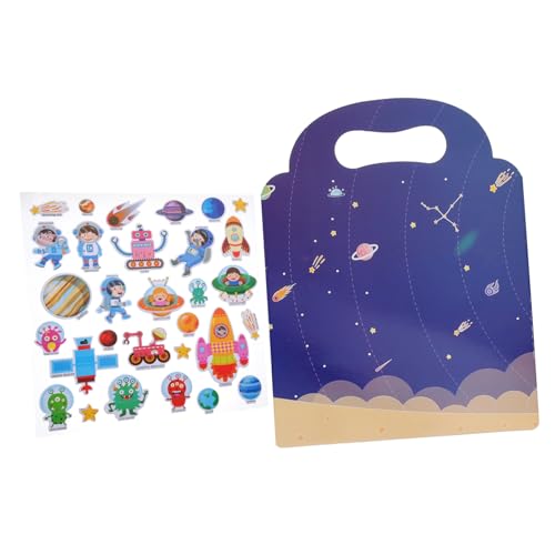 GLSTOY DIY Stickerbuch für Bunten Wiederverwendbaren Aufklebern Tragbar mit Praktischem Griff Geeignet für Fenster Wände und Mehr Pädagogisches für Kindergarten und Vorschule GLSTOY DIY Stickerbuch für Bunten Wiederverwendbaren Aufklebern Tragbar mit Praktischem Griff Geeignet für Fenster Wände und Mehr Pädagogisches für Kindergarten und Vorschule von GLSTOY