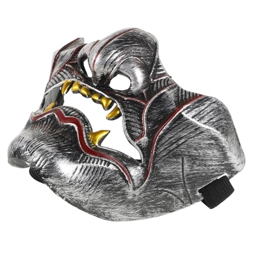 GLSTOY Samurai Halbgesichtsmaske Kunststoff für Halloween und Cosplay Realistische Prajna Maske Japanische Dämonenmaske für Erwachsene Auffälliges Kostümzubehör GLSTOY Samurai Halbgesichtsmaske Kunststoff für Halloween und Cosplay Realistische Prajna Maske Japanische Dämonenmaske für Erwachsene Auffälliges Kostümzubehör von GLSTOY