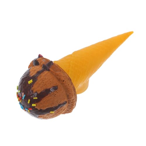GLSTOY Eiscrememodell Gefälschtes Dessertmodell Gefälschtes EIS Gefälschte Lebensmittelsimulation Eiscreme Büromagnete Dekorative Kühlschrankmagnete Kühlschrankdekore Dessert von GLSTOY