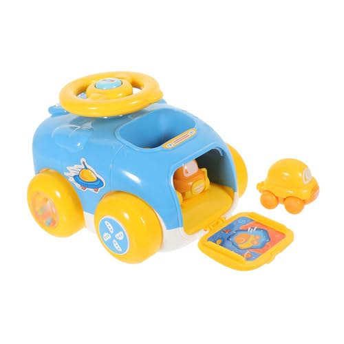 GLSTOY Ejector Spielzeugauto Dreifachset Für Kleinkinder Interaktives Fahrzeug Aus Perfekt Für Jungen Und ädchen Fördert Die Fingerfertigkeit Und Das Kreative von GLSTOY