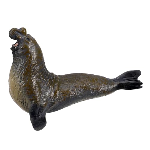 GLSTOY Realistische Seeelefant-Figur 3D-Simulation Seeelefant Spielzeug pädagogisches Meerestiermodell Kunststoff-Dekoration entzückendes Heimornament GLSTOY Realistische Seeelefant-Figur 3D-Simulation Seeelefant Spielzeug pädagogisches Meerestiermodell Kunststoff-Dekoration entzückendes Heimornament von GLSTOY