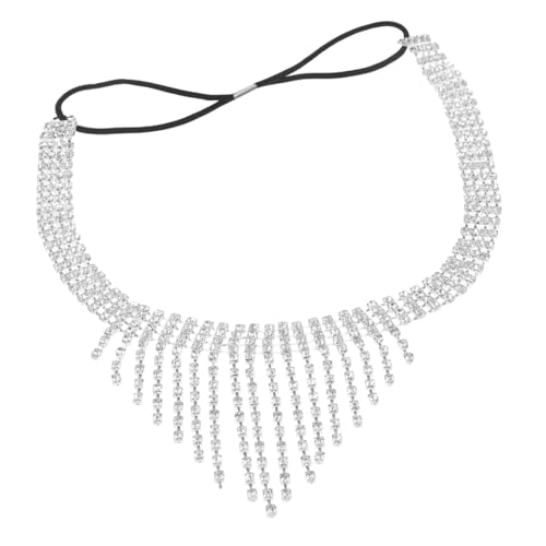 GLSTOY Einzigartige Bühnenmaske Mit Strass-ketten-gesichtsmaske Für Damen Für Veranstaltungen von GLSTOY