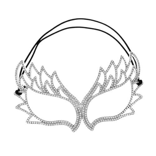 GLSTOY Exquisite Strass-tanzmaske Realistische Halloween-maskenballmaske Für Frauen GLSTOY Exquisite Strass-tanzmaske Realistische Halloween-maskenballmaske Für Frauen von GLSTOY