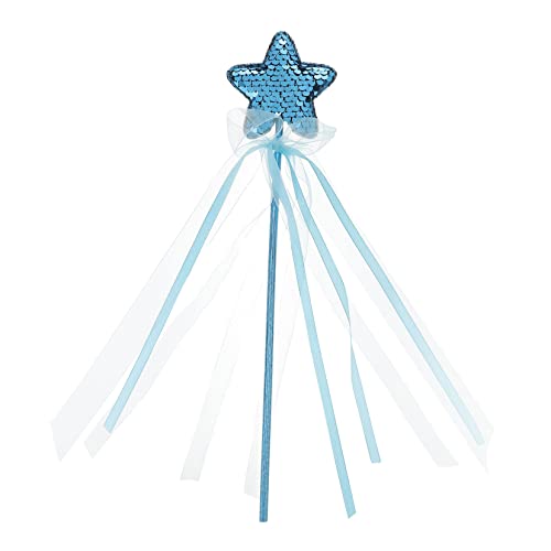 GLSTOY Glitzernder Stern Zauberstab mit Bändern für Mädchen Sternförmiger Fairy Wand Angel Stick Geburtstagsdeko Kostümaccessoire für Verkleidung Bühnenauftritt und Party Blau GLSTOY Glitzernder Stern Zauberstab mit Bändern für Mädchen Sternförmiger Fairy Wand Angel Stick Geburtstagsdeko Kostümaccessoire für Verkleidung Bühnenauftritt und Party Blau von GLSTOY