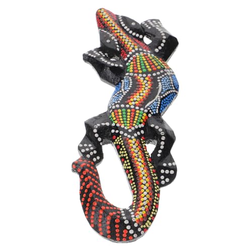 GLSTOY Hängende Skulptur, Wandskulptur, Dekoration Für Die Außenwand, Gecko Wandkunst, Gecko Statuen Und Figuren, Gecko Wanddekoration, Landhaus Wanddekoration, Landhaus Wanddekoration, von GLSTOY