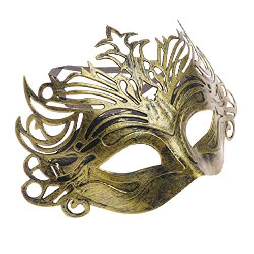 GLSTOY Halloween Maskerade Party Maske Maskerade Für Männer Halb Kunststoff Maske Imitation Krone Party Dekoration von GLSTOY