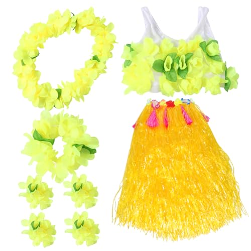 GLSTOY Hawaiian Grass Skirt Set für Erwachsene Teiliges Buntes Luau Kostüm mit Dicker Fließgrasqualität Lei Armband und Bikini Top für Sommer Strandparty und Tropische Feier GLSTOY Hawaiian Grass Skirt Set für Erwachsene Teiliges Buntes Luau Kostüm mit Dicker Fließgrasqualität Lei Armband und Bikini Top für Sommer Strandparty und Tropische Feier von GLSTOY