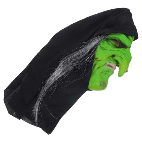GLSTOY Hexenmaske Halloween Partymaske Halloween Party Gruselmaske Halloween Maske Für Erwachsene Gruselige Halloween Masken Halloween Masken Für Erwachsene Gruselige Gesichtsmaske von GLSTOY