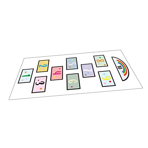GLSTOY Himmel Und Bodenaufkleber, Bodenaufkleber, Gitterbodenaufkleber, Lustiger Zahlenspielaufkleber, Hop Bodenspiel, Grobmotorikspielzeug, Mattenspiel Bodenaufkleber, Pädagogischer GLSTOY Himmel Und Bodenaufkleber, Bodenaufkleber, Gitterbodenaufkleber, Lustiger Zahlenspielaufkleber, Hop Bodenspiel, Grobmotorikspielzeug, Mattenspiel Bodenaufkleber, Pädagogischer von GLSTOY
