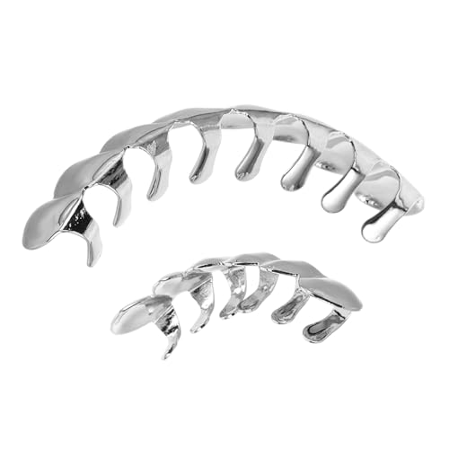 GLSTOY 8 Teiliges Set Hiphop Halloween Gebiss Schmuck Für Lustige Kostümparty Falsche Zähne Cosplay Requisiten Für Foto Events Und Festivals von GLSTOY