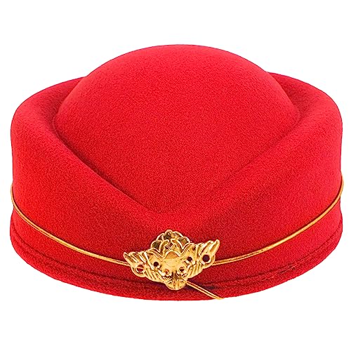 GLSTOY Hüte Eleganter Stewardess Hut Für Cosplay Für Anpassung Für Kostümpartys Und Bühnenaufführungen von GLSTOY