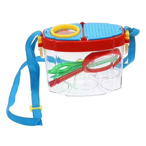 GLSTOY Insekten Beobachtungsbox Für 1 Set Insektenforscher Kit Mit Lupe Und Sammelbehälter Ideal Für Naturerkundungen Und Pädagogisches Klares Design Für Spannende Entdeckungen von GLSTOY